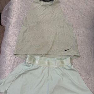 Nike Tennis Outfit Teal Size Medium